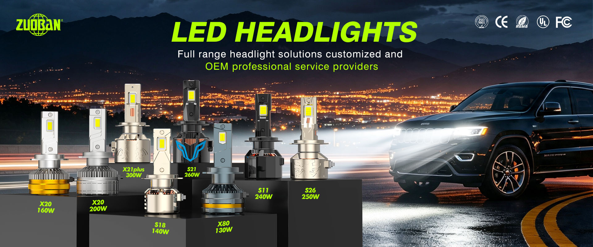Китай Cur Led Heodlights Factory Китай Cur Led Heodlights Factory