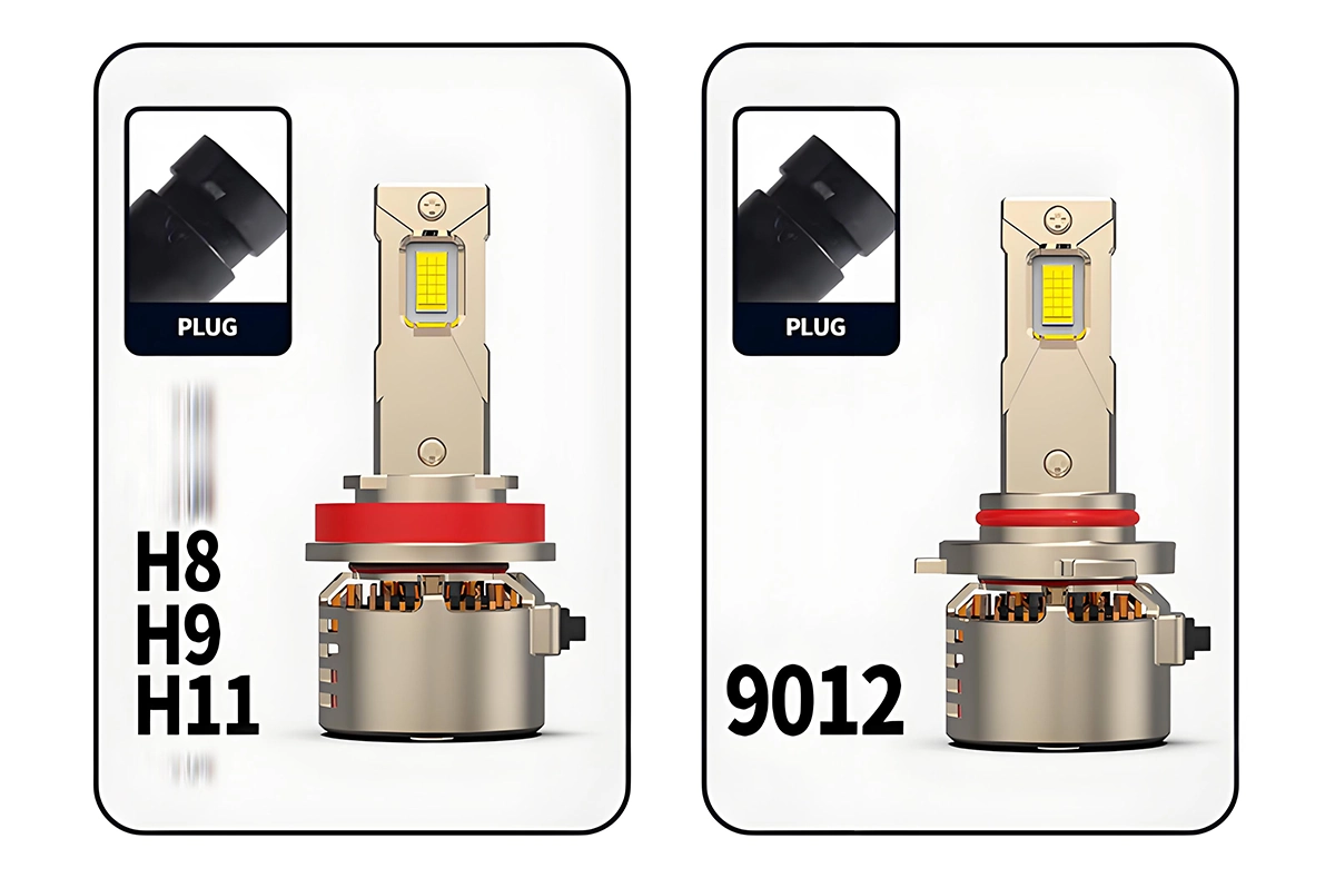 60W High-brightness Mini LED Headlamps for Automobiles