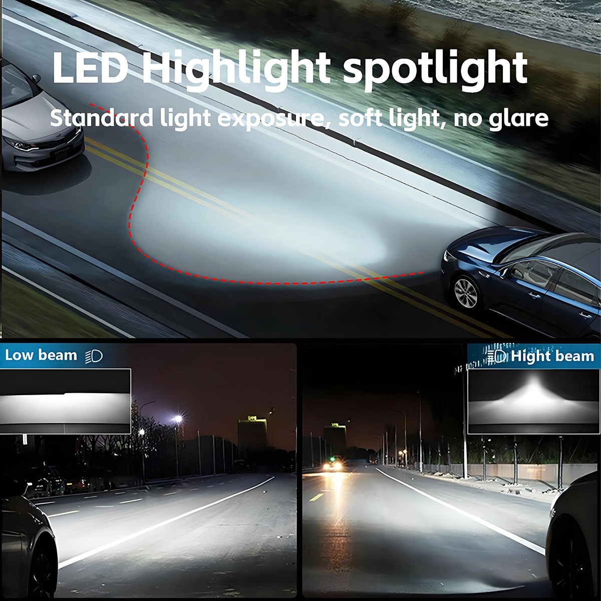 65w High Lumen LED Car Lights