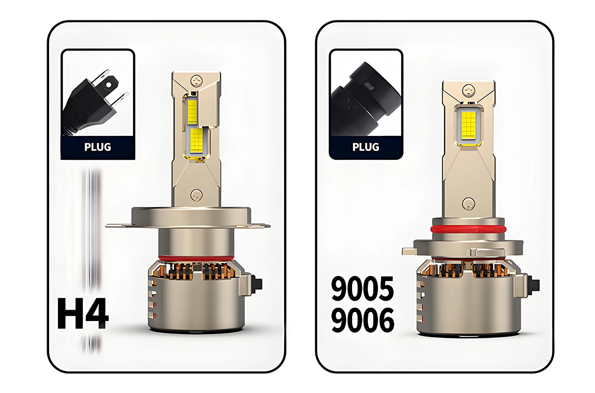 60W High-brightness Mini LED Headlamps for Automobiles